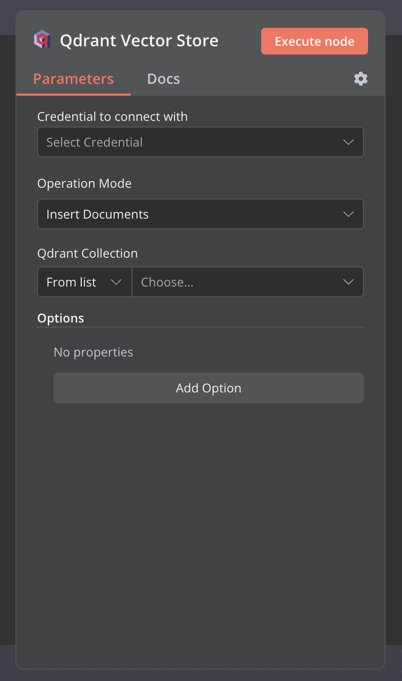 Qdrant Config